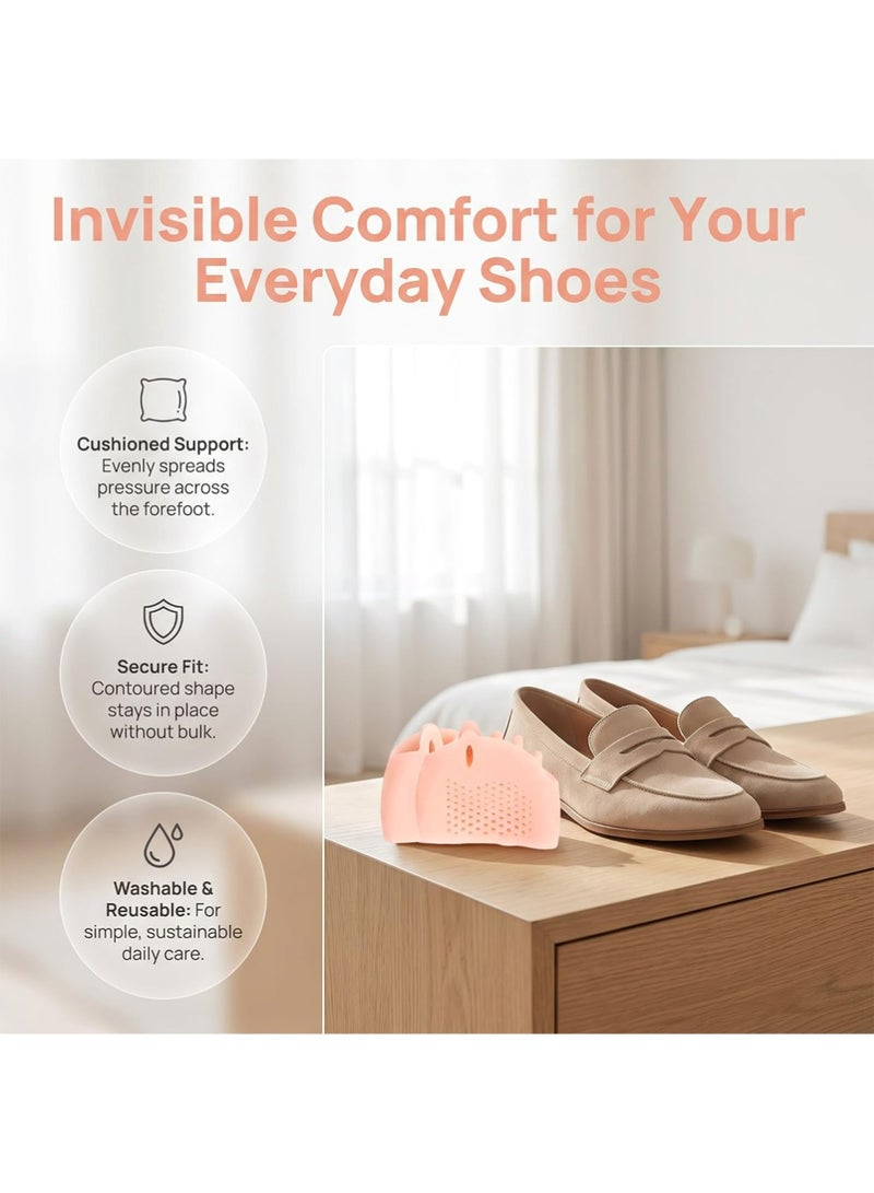 PULUZ 3Pairs 3 in 1 Pro Toe Straighteners, Silicone Toe Spacers, Breathable Design, Five-Toe Separator, Toe Spacing Support, Forefoot Cushioning, Relief Foot and Bunion Pain, Reusable Foot Care - Image 5