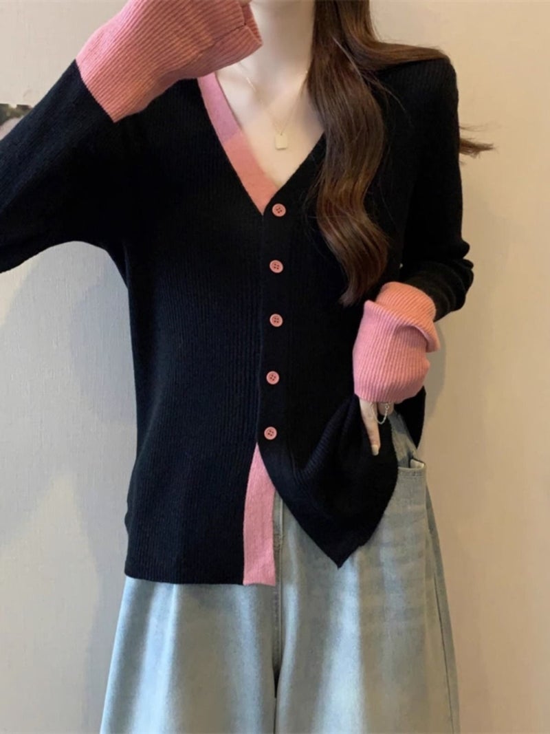 New Stylish Knitted Cardigan With A Sense Of Design, 2024 Temperament, Slimming And Age-Reducing Knit Top - Image 5