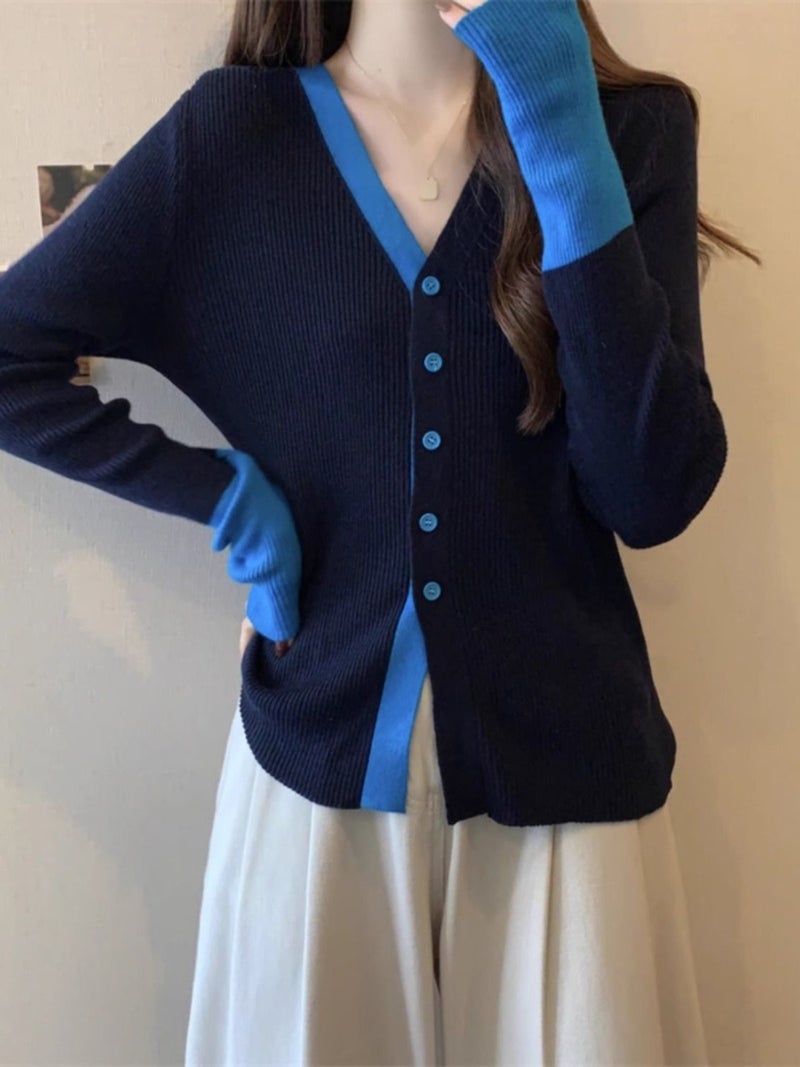 New Stylish Knitted Cardigan With A Sense Of Design, 2024 Temperament, Slimming And Age-Reducing Knit Top - Image 2