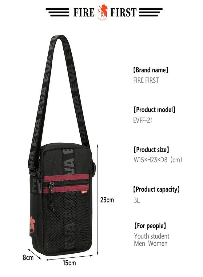 FIREFIRST Neon Genesis Evangelion Shoulder Bag RADIO EVA 10th Anniversary Evangelion Merch Crossbody Bag Worn by Asuka - Image 4