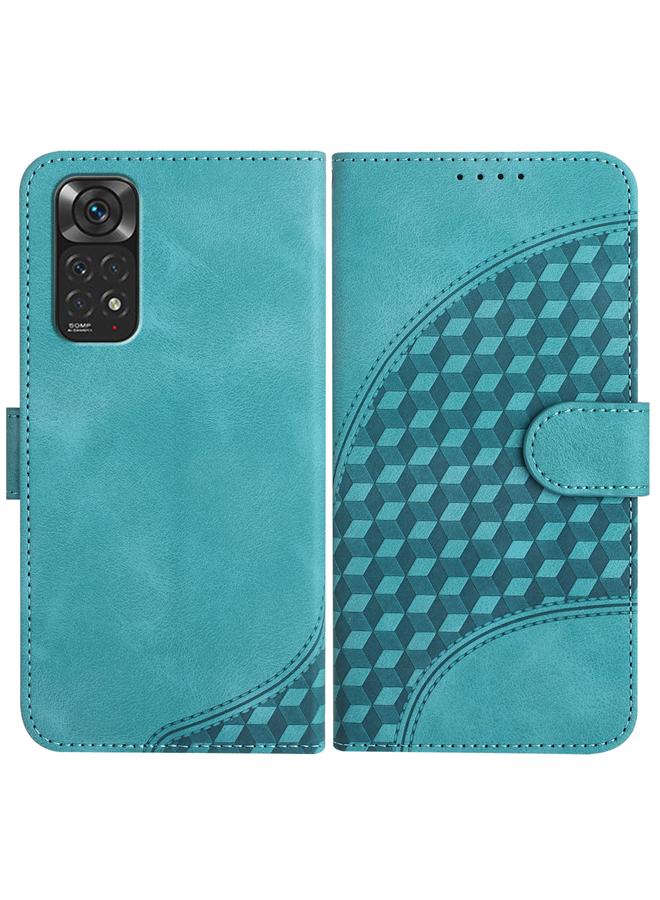 The Bros Case For Xiaomi Redmi Note 11 4G/Note 11S 4G Global YX0060 Elephant Head Embossed Phone Leather Case with Lanyard