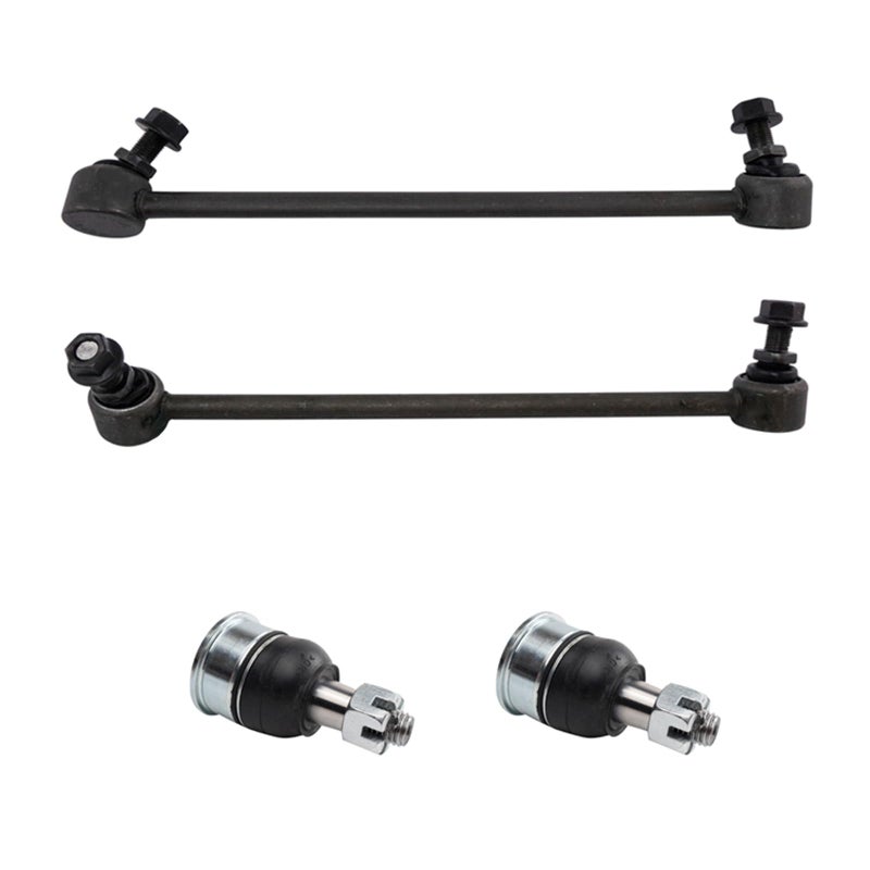 TRQ Front Suspension Kit Ball Joint Sway Bar Stabilizer Link Compatible with 20152020 Acura TLX 20132017 Honda Accord