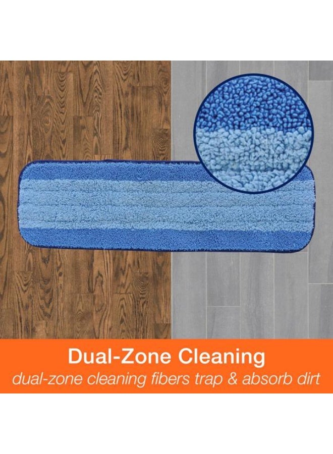 BONA Microfiber Cleaning Pad for Multi-Surface Floors Blue - Image 4