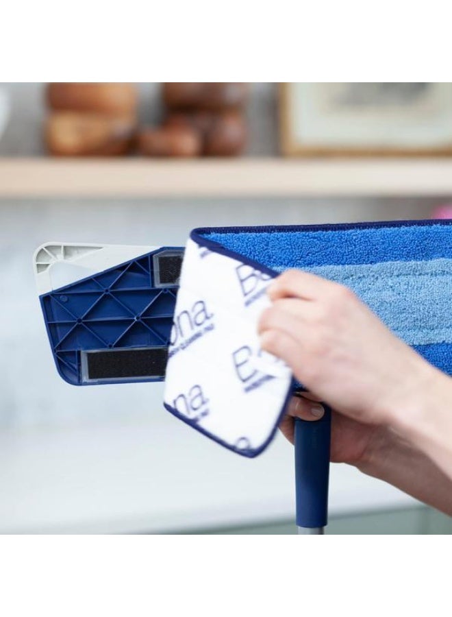 BONA Microfiber Cleaning Pad for Multi-Surface Floors Blue - Image 3