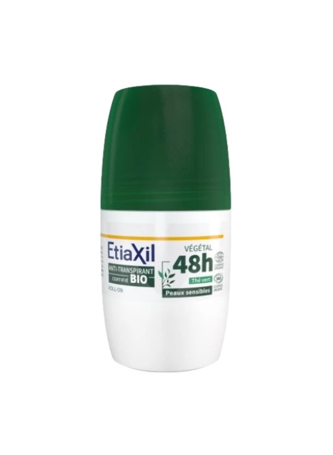 إتياكسيل إيتياكسيل مزيل عرق مضاد للتعرق يدوم 48 ساعة برائحة الشاي الأخضر العضوي 50 مل - Image 1
