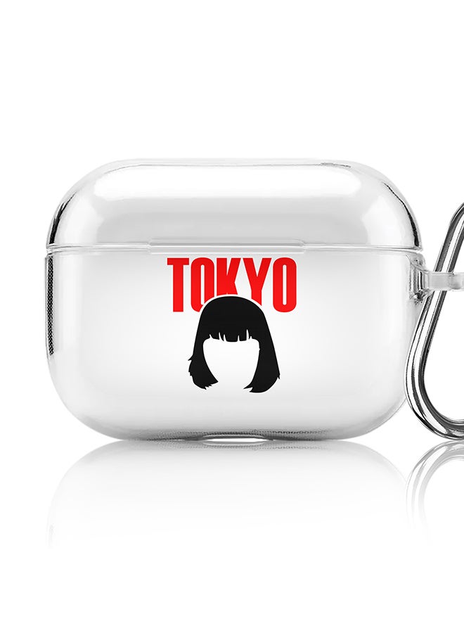 Stylizedd Classic Clear printed Case for Apple AirPods Pro 2nd Generation Thin Transparent Cover [Designed for Apple AirPods Pro 2nd Generation] - Tokyo - Image 1