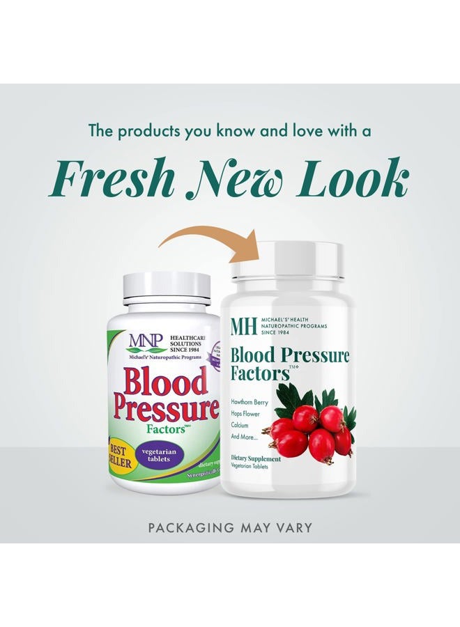 MICHAEL'S Health Naturopathic Programs Blood Pressure Factors - 180 Vegetarian Tablets, Pack of 2 - Provides Fluid Balance Support - Kosher - 120 Total Servings - Image 3