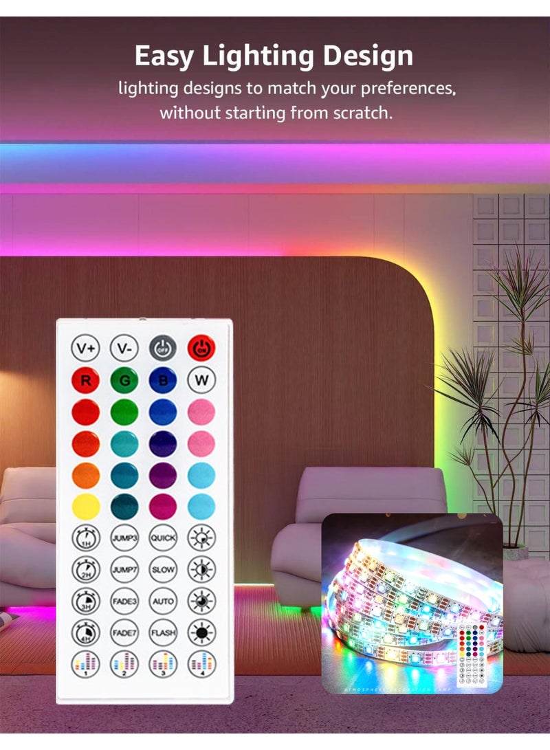 مودي شريط إضاءة LED RGB بطول 10 أمتار، قابس من النوع G، مزامنة مع الموسيقى، جهاز تحكم عن بعد، وضع مؤقت، قابل للتعتيم، مناسب للألعاب والتلفزيون، ديكور الغرفة - Image 1