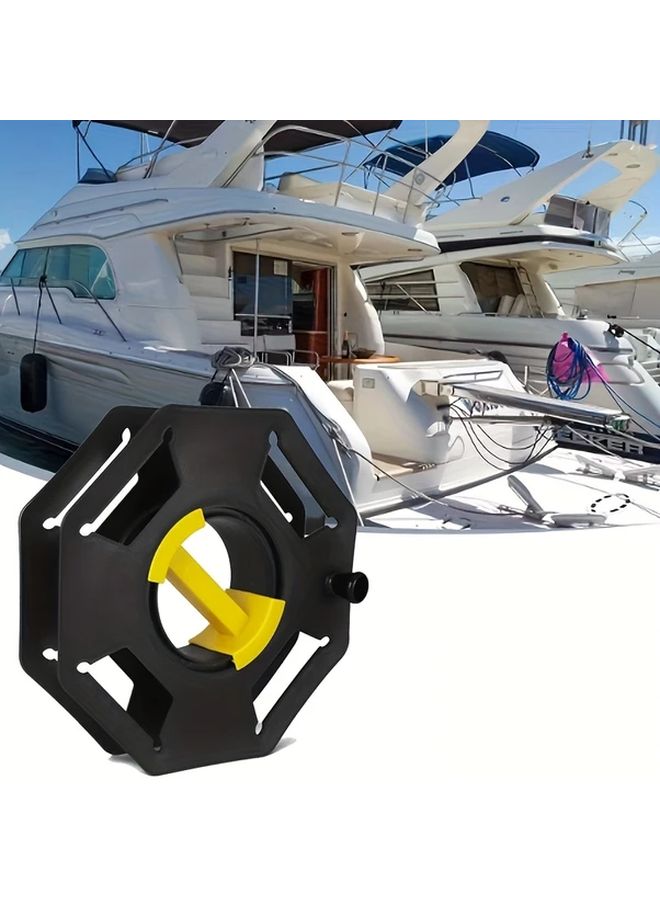 1 قطعة بكرة كابل متينة سعة 25 متر مع آلية يدوية لللف وقفل لمقطورات السفر والقوارب - Image 2