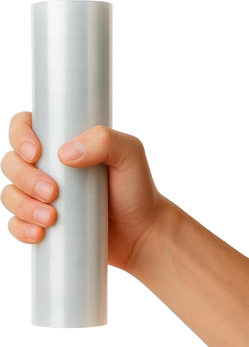 Rago Transparent stretch film 25 cm I 6 rolls I hand wrapping film 300 g with mandrel Ø38 mm – Pallet Moving Film – Packaging Home & Transport - Image 2