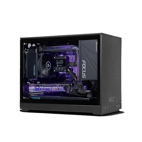 SSUPD Meshroom D Mini-ITX Small Form Factor (SFF) Case - Full Mesh Side Panel - Tool-Free and Easy Accessibility Black (Variant B) - Image 4