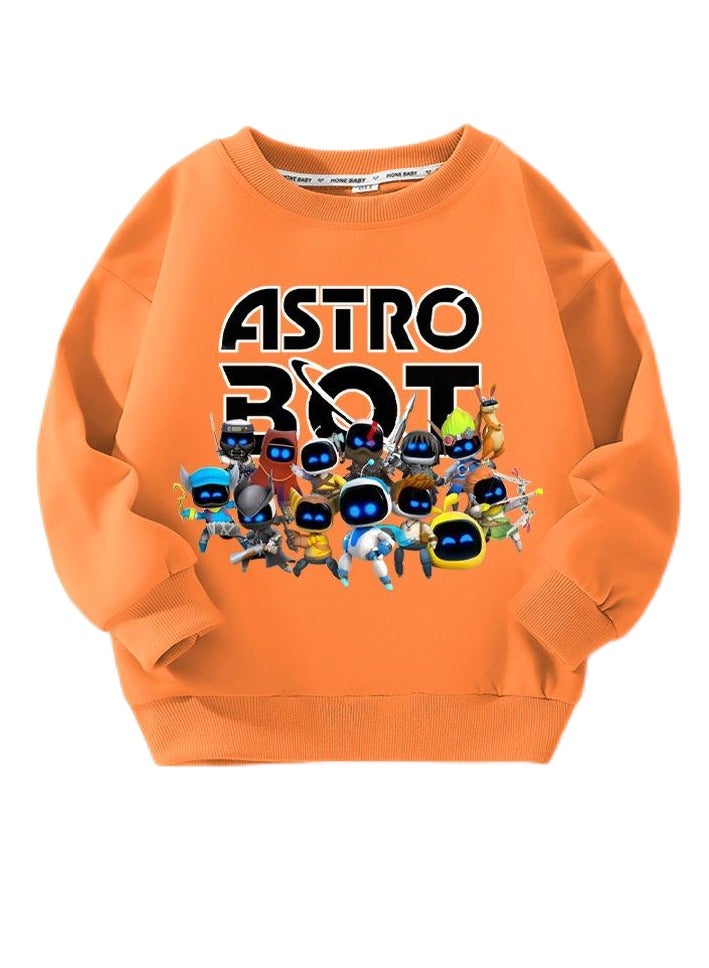 Astro Bot Men Women Couples Sweatshirts Pullover Shirt Hooded Sweater - Image 1