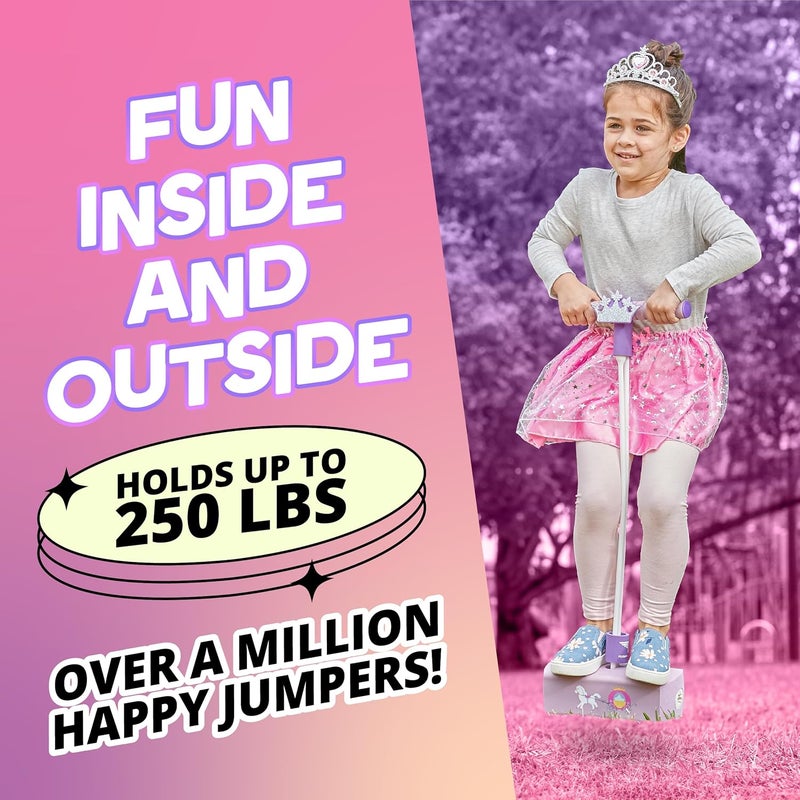 Flybar My First Foam Pogo Jumper for Kids Fun and Safe Pogo Stick for Toddlers, Durable Foam and Bungee Jumper for Ages 3 and up, Supports up to 250lbs - Image 4