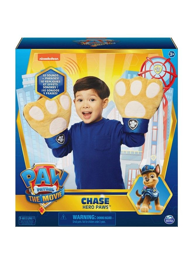 PAW PATROL - Chase Hero Paws Movie Role Play Plush Toy With 10 Sounds And Phrases For Pretend Play Kids Toys For Ages 3 And Up - Image 1