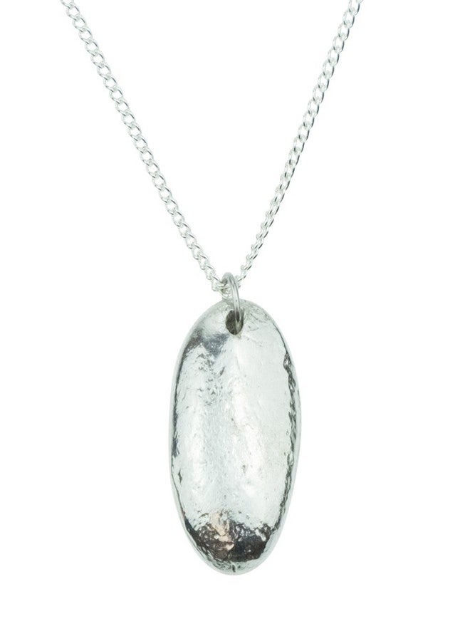 Pirantin Tin Gift Pebble Pendant - Perect 10 Year Anniversary Unique Gift