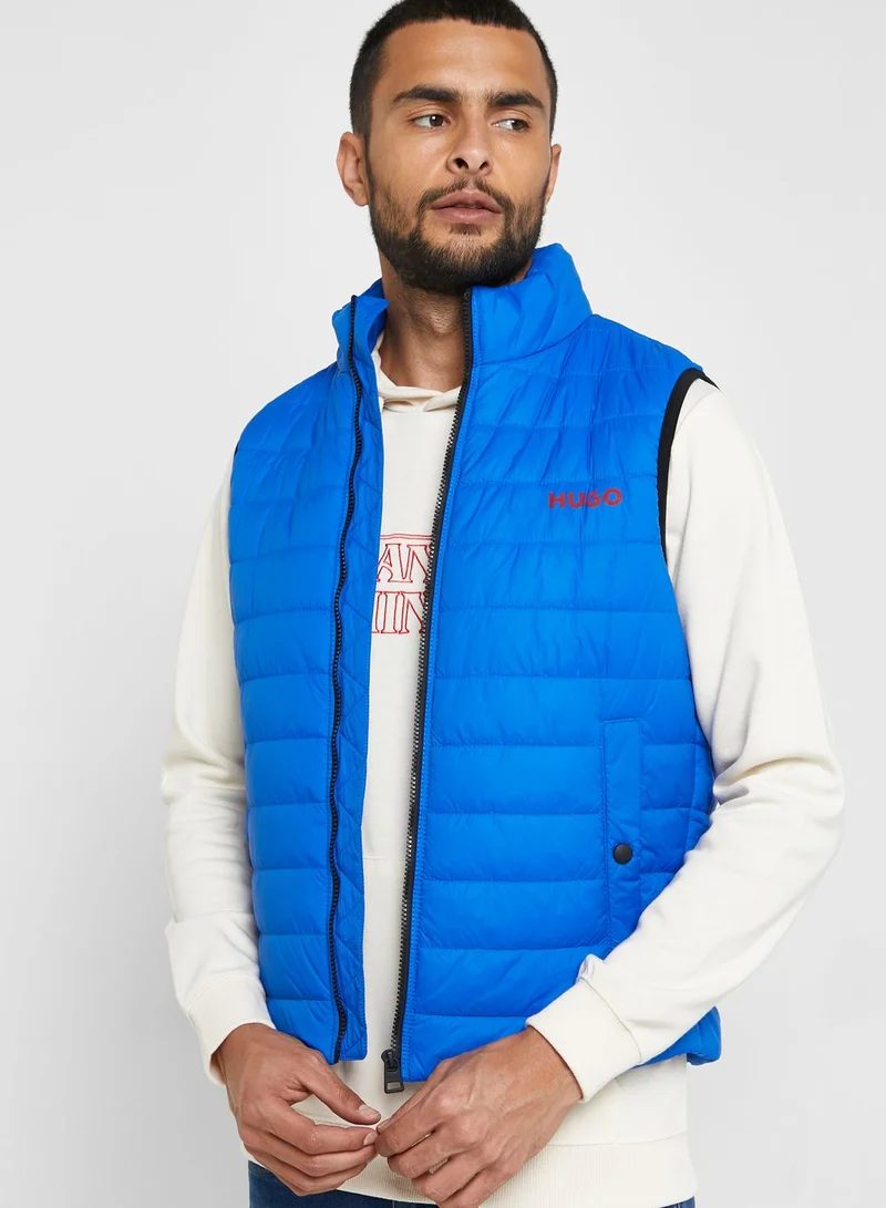 HUGO Essential Puffer Water Repellent Gilet