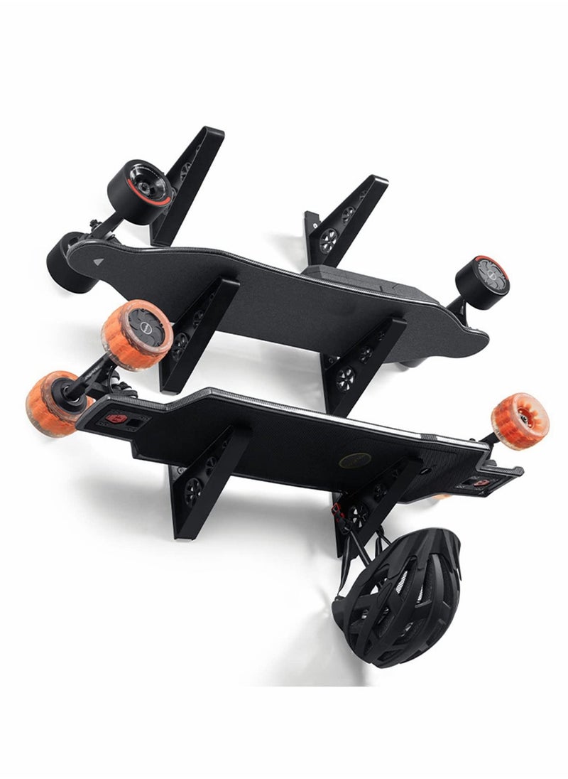 Y&D - Skateboard Hangers, 2 Pcs Stand Disply Storage Wall Hanger Rack Mount Premium Ski - Image 1