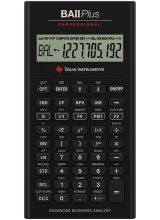 Texas Instruments BA II Plus Professional Financial Calculator Silver - pzsku/Z4D5C69C34CF7882C79CBZ/45/1747627765/b2646ebb-7791-4638-9ee4-43bec187b4e1