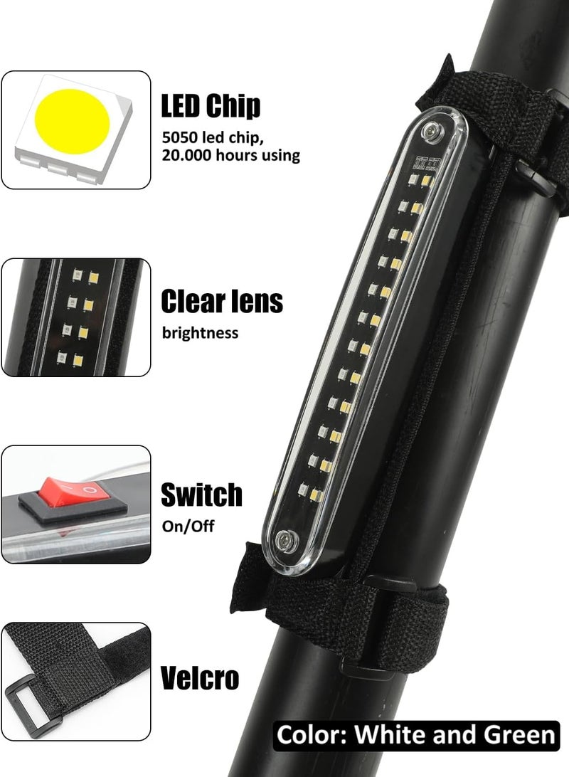 SUNPIE UTV Dome Light Universal SXS Wireless Interior Lights for Polaris Canam Pioneer/Talon Kawasaki Mule/Teryx Arctic Cat Golf Cart Boat Off-Road SXS All w/1.1/4in-2in Ironwork, Two Light Mode - Image 4