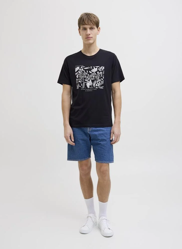 JJ Rebel Jrebbern Box  Ss Crew Neck T-Shirt
