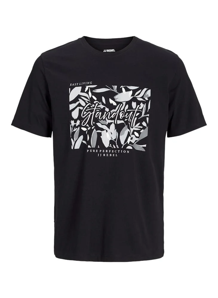 JJ Rebel Jrebbern Box  Ss Crew Neck T-Shirt