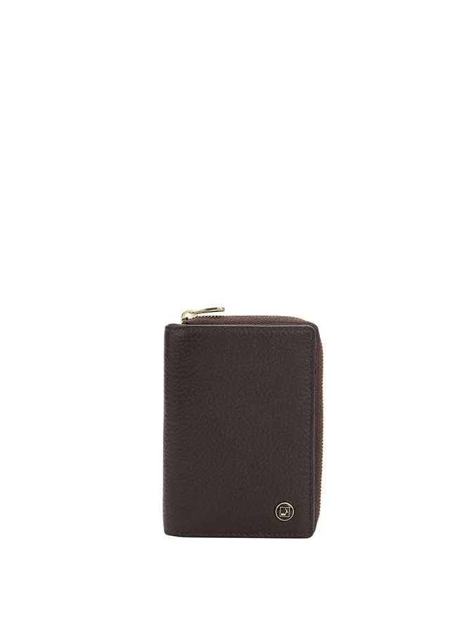 Genuine Leather Brown Ladies Wallet