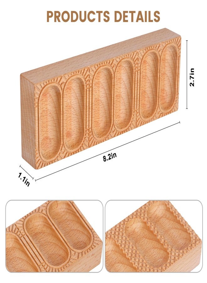 Gartely Wood Pasta Ravioli Board 2 in 1 Wooden Doppio Ravioli Mold Maker Stuffed Pappardelle Maker Reversible Ravioletti Moulds Press Wood Pasta Raviolini Maker Handmade Italian Fresh Pasta Making Board Tray - Image 2