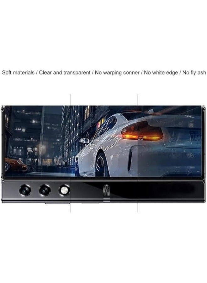 Compatible with Honor V Purse 5G, 2 Pack Inner Screen Protector, Anti-Scratch, High Sensitivity HD Soft TPU Flexible Hydrogel Film Protector  - Image 4