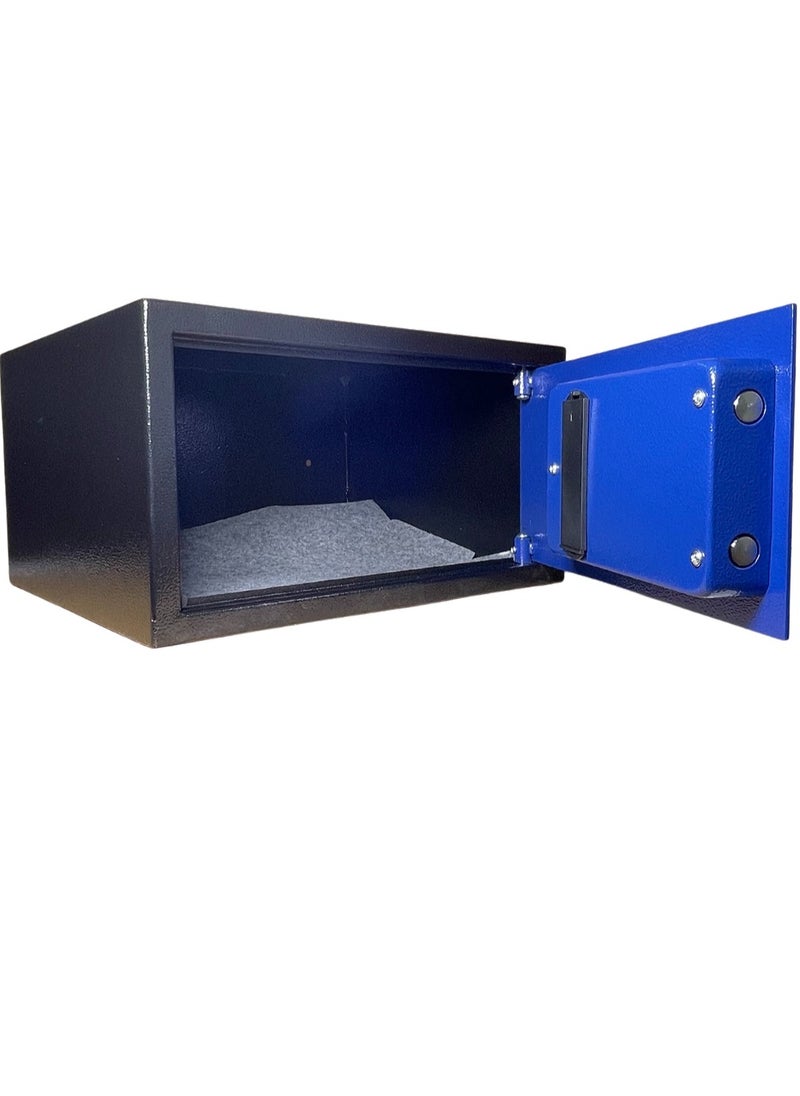 LOTFY GROUP - LG Safebox Code- 23NEK- 23*42*37CM- Blue Colour- Home Office Safe Box- Electronic Lock- Key Lock - Image 1