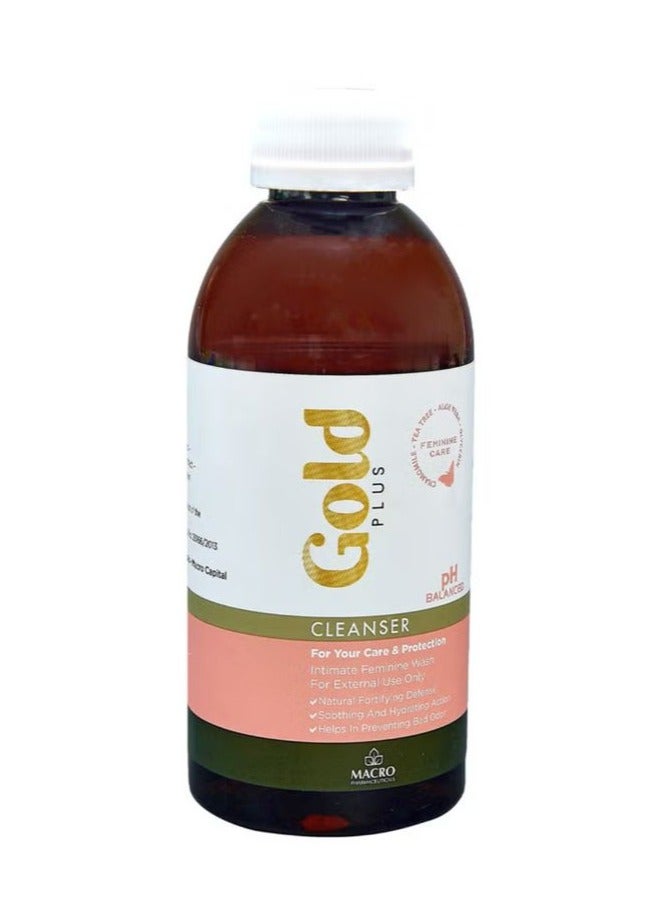 Gold Plus Cleanser Intimate Feminine Wash 250ml - Image 1