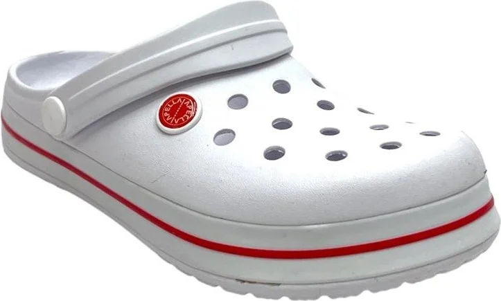 Liger Unisex Confort Medical Nurse Sabo Slippers White