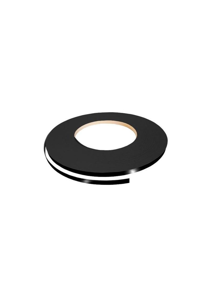 KT Pvc Lipping Black Dot-0.4mm×22mm-100Mtr