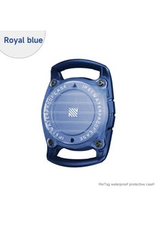 For Apple AirTag Anti-lost Protective Case Portable Pet TPU Dog Rope Airtag Waterproof Protective Case-Color:Royal Blue-Applicable Models:Airtag