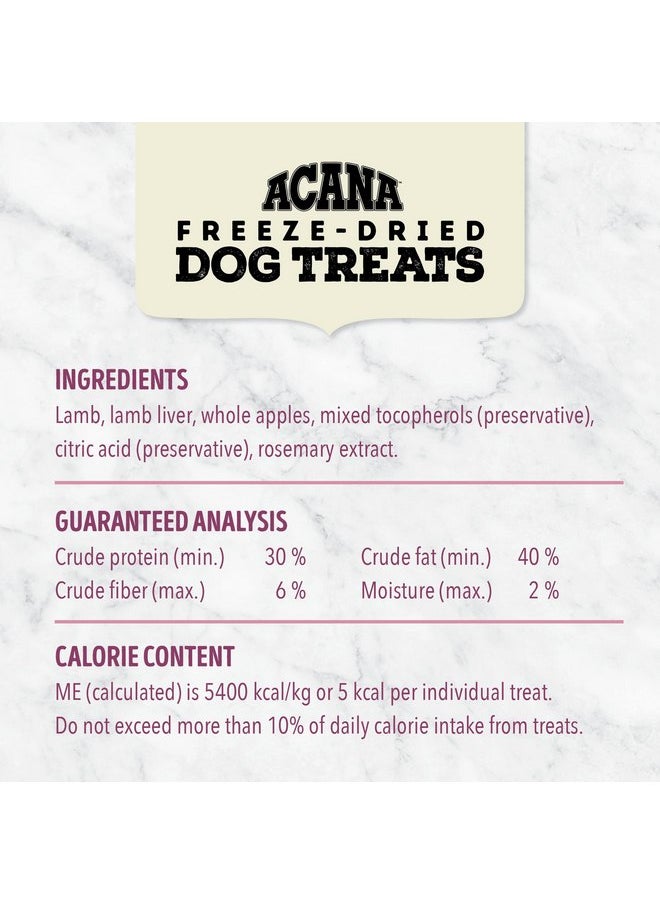 ACANA Singles Freeze Dried Dog Treats, Limited Ingredient Grain Free Lamb & Apple Recipe, 3.25oz - pzsku/Z4D5CD7ECB6EB6B35E39AZ/45/_/1737031284/4b4a163f-9735-4e51-b2f9-429ef6013eb6