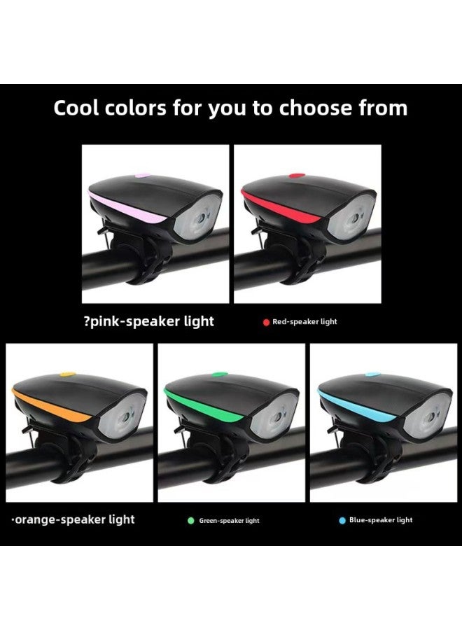 Loquat 7588 Bicycle Light Mountain Bike Bicycle Headlight Charging Strong Light Flashlight Riding Equipment Accessories Suit Night Riding-Color:Blue Car Light - Image 2