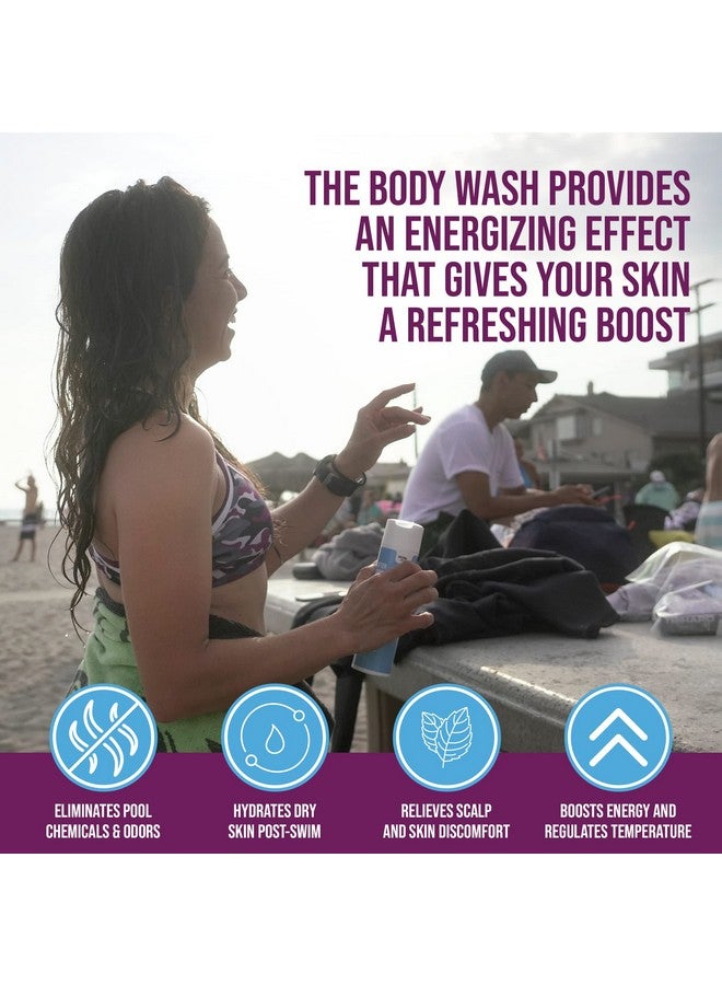 TRIHARD Pre & Post Swim Conditioner + Swimmers Shampoo Extra Boost + Afterswim Body Wash Extra Boost ; Removing Pool Chemicals And Hard Water Negative Effects - Image 3