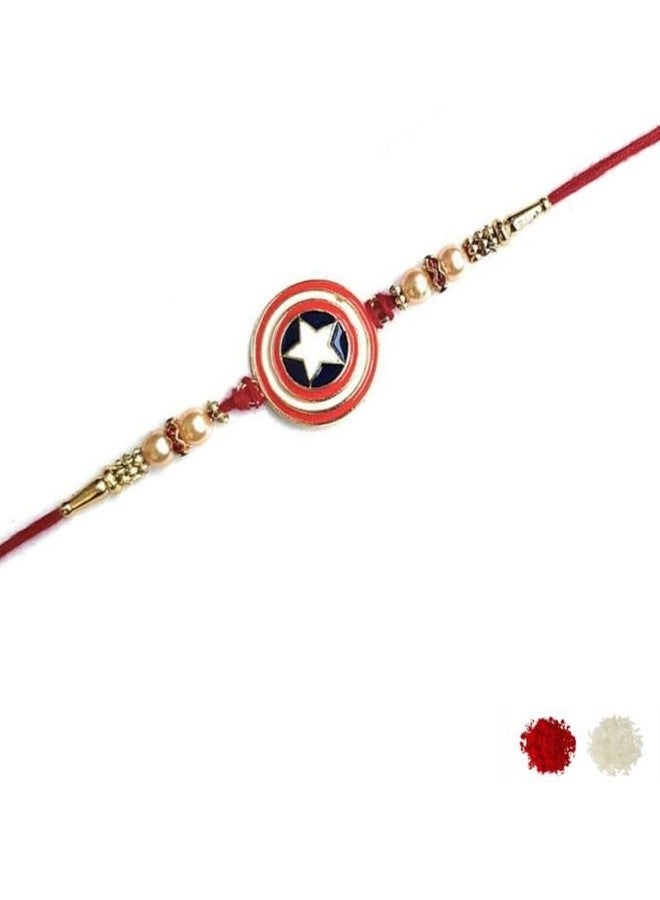 Ercole Kids Rakhi Multicolour 2 Super Hero 1 Shield 1 Unicorn Rakhi Combo - Image 3