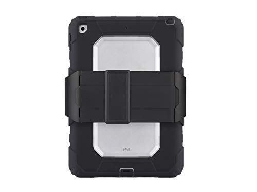 Griffin iPad 9.7 (2017) Rugged case, Survivor All-Terrain with Stand, 4 Layers of Protection, 8ft Drops, Black/Clear - Image 4