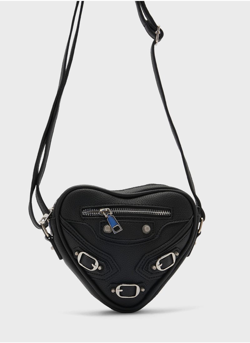 Ginger - Heart Shape Crossbody Bag - Image 1