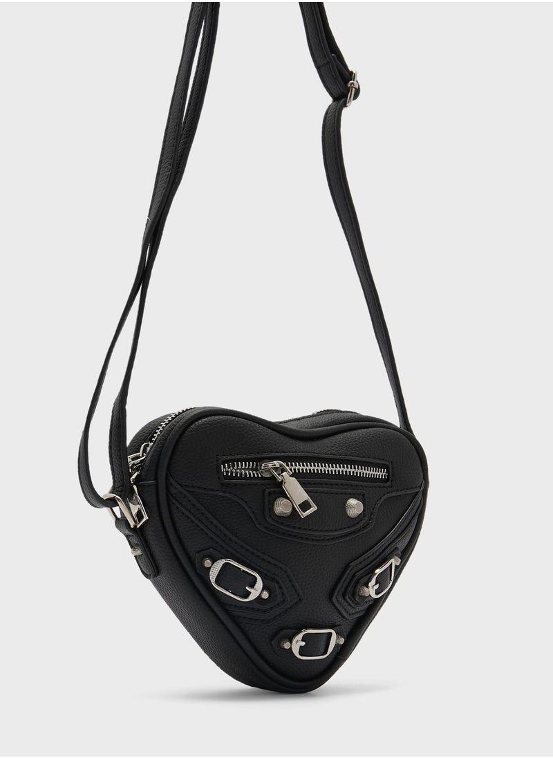 Ginger - Heart Shape Crossbody Bag - Image 1