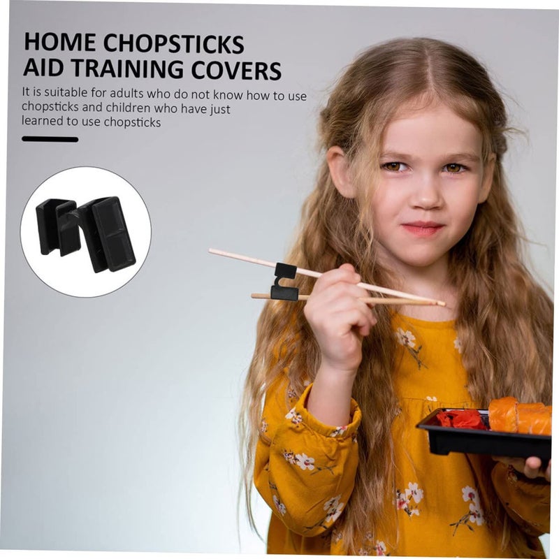 Kids Chopsticks Training Set 12 Pieces with Reusable Sleeves for Beginners - Image 5