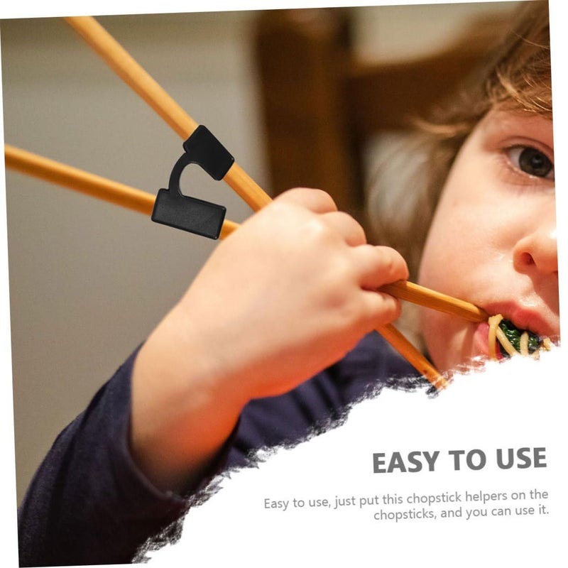 Kids Chopsticks Training Set 12 Pieces with Reusable Sleeves for Beginners - Image 4