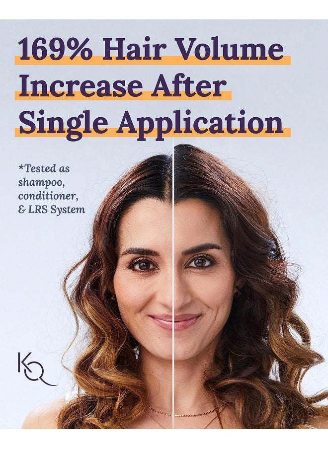 Keranique Volumizing Hair Products Set For Thinning Hair Thickening Shampoo And Conditioner Follicle Booster Hair Serum Volumizing Spray Fine Hair Texture Boost And Repair With Keratin For Women  - Image 2