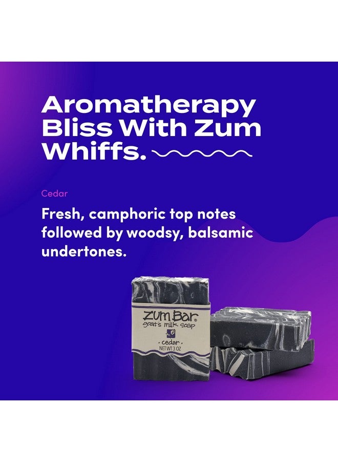 زم صابون حليب الماعز من زوم بار - خشب الأرز - 3 أونصة (عبوة من 3 قطع) - Image 3
