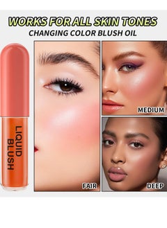 Tinted Blush Oil Liquid Blush for Cheeks Natural Flush Finish Temperature Color Changing Waterproof Blusher for Cheeks Long Wearing Moisturizing Blush Natural Glossy 03 - pzsku/Z4D5D38D9363E6AEFA719Z/45/_/1701767990/9d1525f8-a5f5-4202-9a5a-225a8edd3758