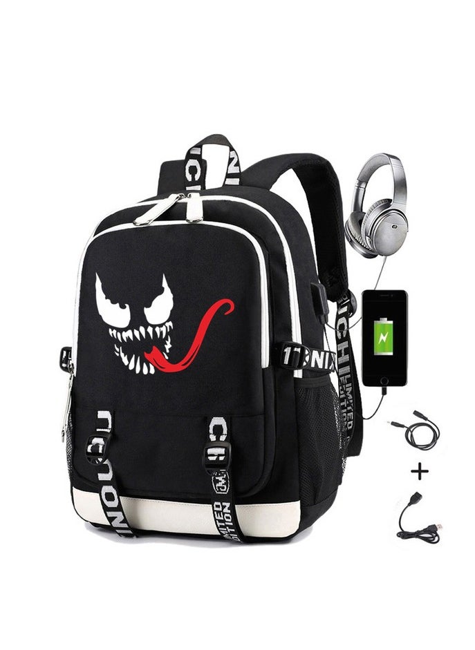 Generic - Venom Backpack, Business Bag, Rucksack, Bag, Pc Bag, Travel Bag, Sports Backpack, School Backpack, Casual Backpack, Travel Backpack, Multi-functional, Large Capacity, Outdoor, Travel, Work, School, Business Trip, Unisex - Image 1