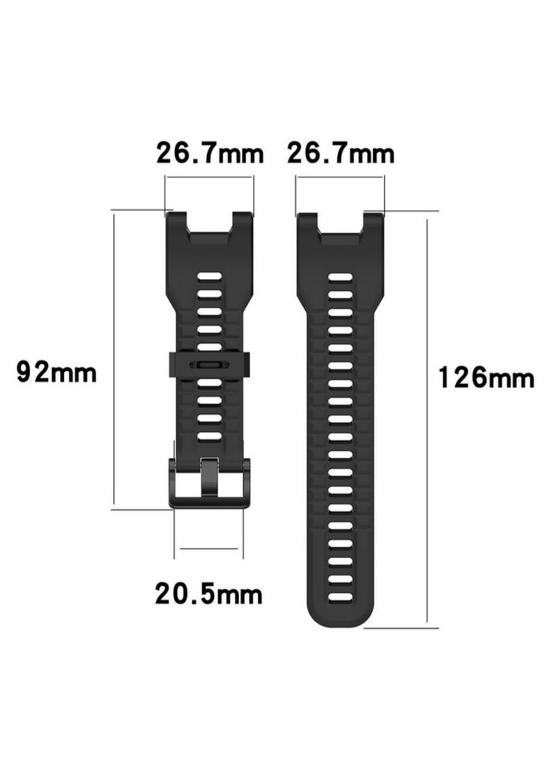 Replacement Silicone Watch Band for Huami T-Rex & T-Rex Pro Durable, Comfortable, Breathable, Adjustable Strap for All-Day Wear (1PCS) - Image 4