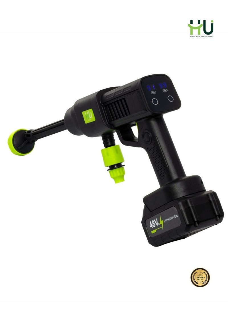 H U High Pressure Washer Gun – Portable Power Water Spray Cleaner for Car Wash, Garden, Patio & Heavy Duty Outdoor Cleaning - Image 4