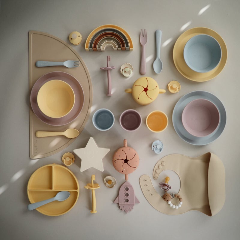 mushie Dinnerware Cups For Kids | Made in Denmark, Set of 2 (Daffodil) - Image 5