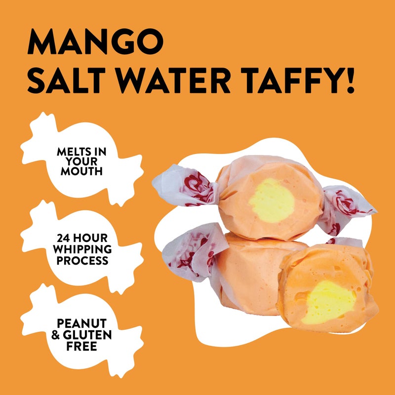 Taffy Town Saltwater Taffy, Mango, 2.5Lb - Image 2